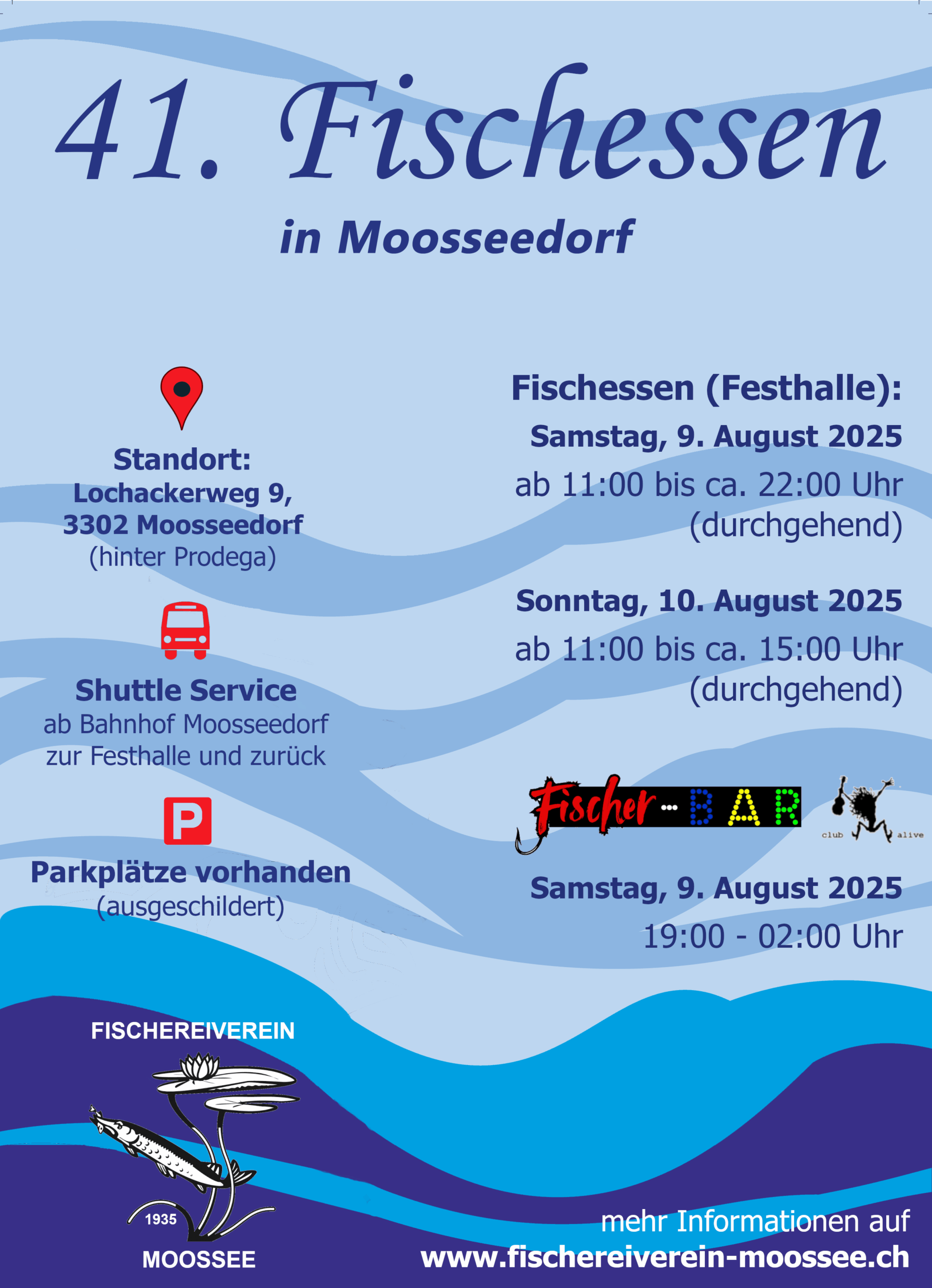 Flyer Fischessen 2025 (für Download anklicken)